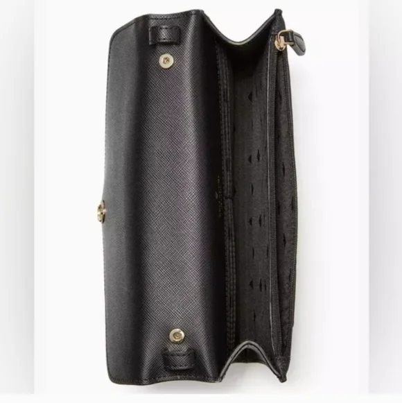 🎉 SALE 🎉 NWT Kate Spade Tinsel Flap Crossbody Convertible Clutch Glitter - Picture 16 of 16